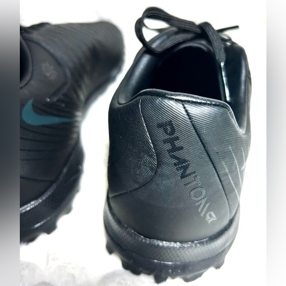 BRAND NEW black leather Nike Phantom GX sneaker women’s size 7.5 men’s size 6. - Picture 5 of 9